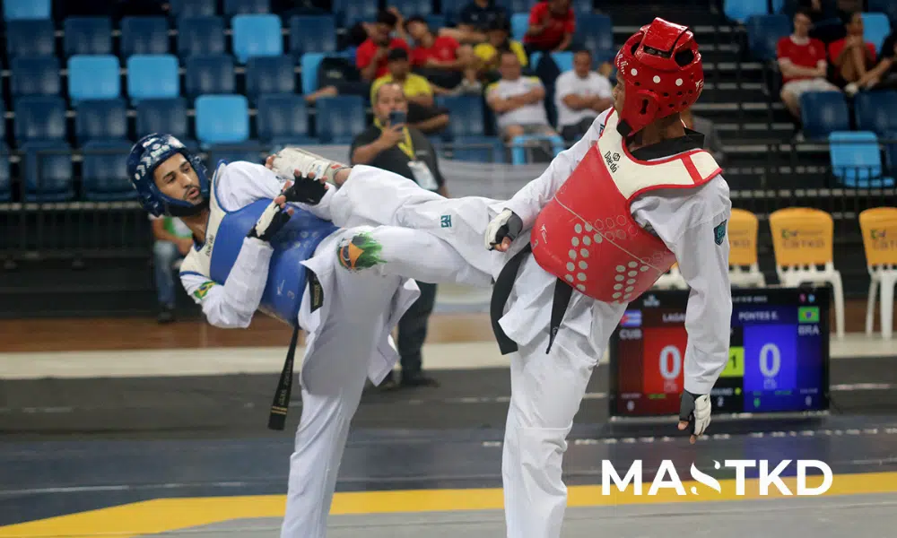 O Brasil fez bonito no taekwondo em Santiago