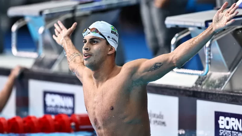 Pan 2023: Guilherme Costa vence nos 1.500m livre e leva o seu 4º ouro em Santiago