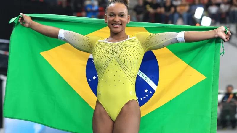 Rebeca Andrade fatura medalha de ouro no salto no Pan 2023