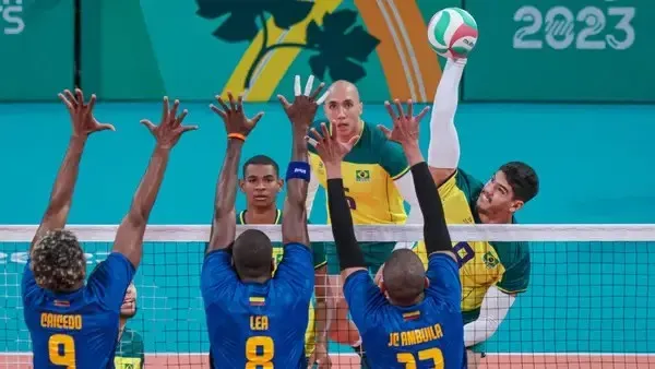 Pan: invicto, Brasil bate Cuba e vai às semifinais do vôlei masculino