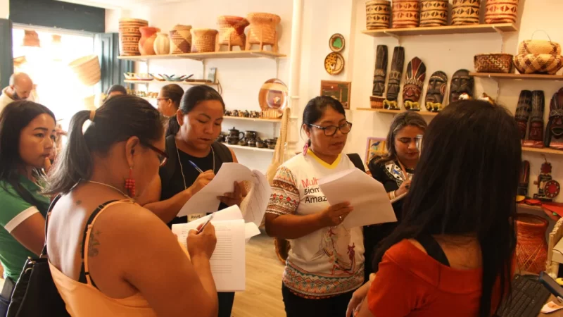 Mulheres indígenas recebem capacitação empreendedora para fortalecer a geração de renda em comunidades