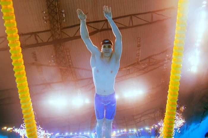Chinês Pan Zhanle é o campeão mundial e novo recordista dos 100m livre