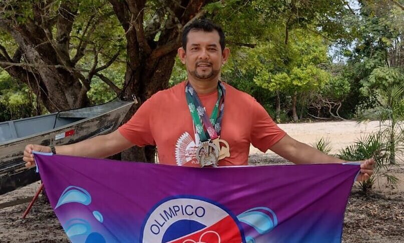 O nadador Cristiano de Souza da Equipe Mascarenhas Team/ Olímpico Clube, vai participar da Copa Brasil de Águas Abertas em Roraima