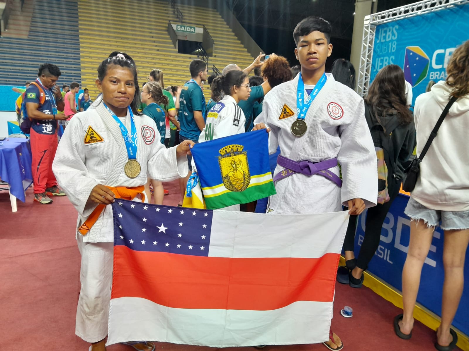 Juliana Felipe, judoca Yanomani do Amazonas, é ouro nos JEB’s em Maceió