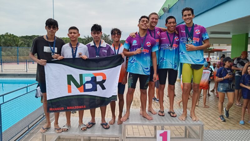 A Equipe Mascarenhas Team/Olimpico Clube, ganha muitas medalhas na 3ª Etapa do Campeonato de Aspirantes 2024 de natação do Amazonas