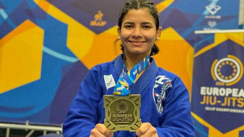 Atleta amazonense brilha no Campeonato Europeu de Jiu-Jitsu