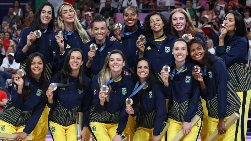 Alemanha x Brasil na Liga das Nações Feminina de vôlei
